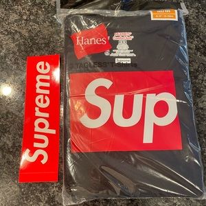 Supreme hanes shirt 3 pack NWT